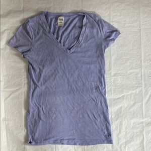 PINK Victoria's Secret Light Purple V-Neck Tee